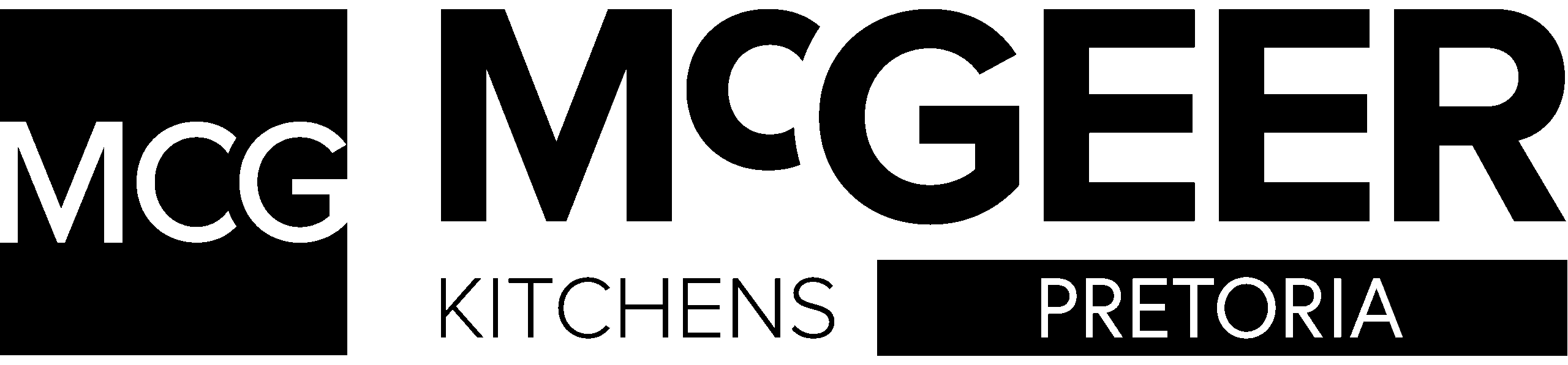 McGeer Kitchens Pretoria Logo Black